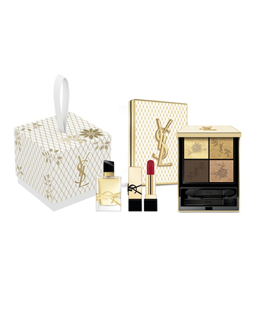 YSL ミニ オーナメントセット + クチュール　ミニ　クラッチ　＜コレクター＞　０２４　ゴールデンレース セット